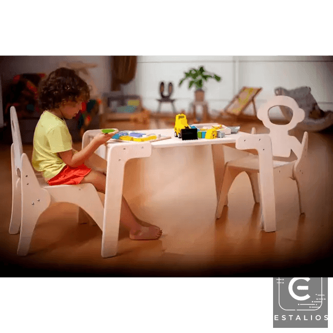 Adventure Awaits with the Wooden Monkey Table Set - Estalios