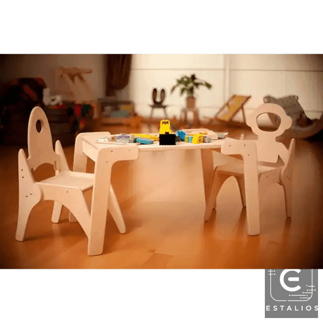 Adventure Awaits with the Wooden Monkey Table Set - Estalios