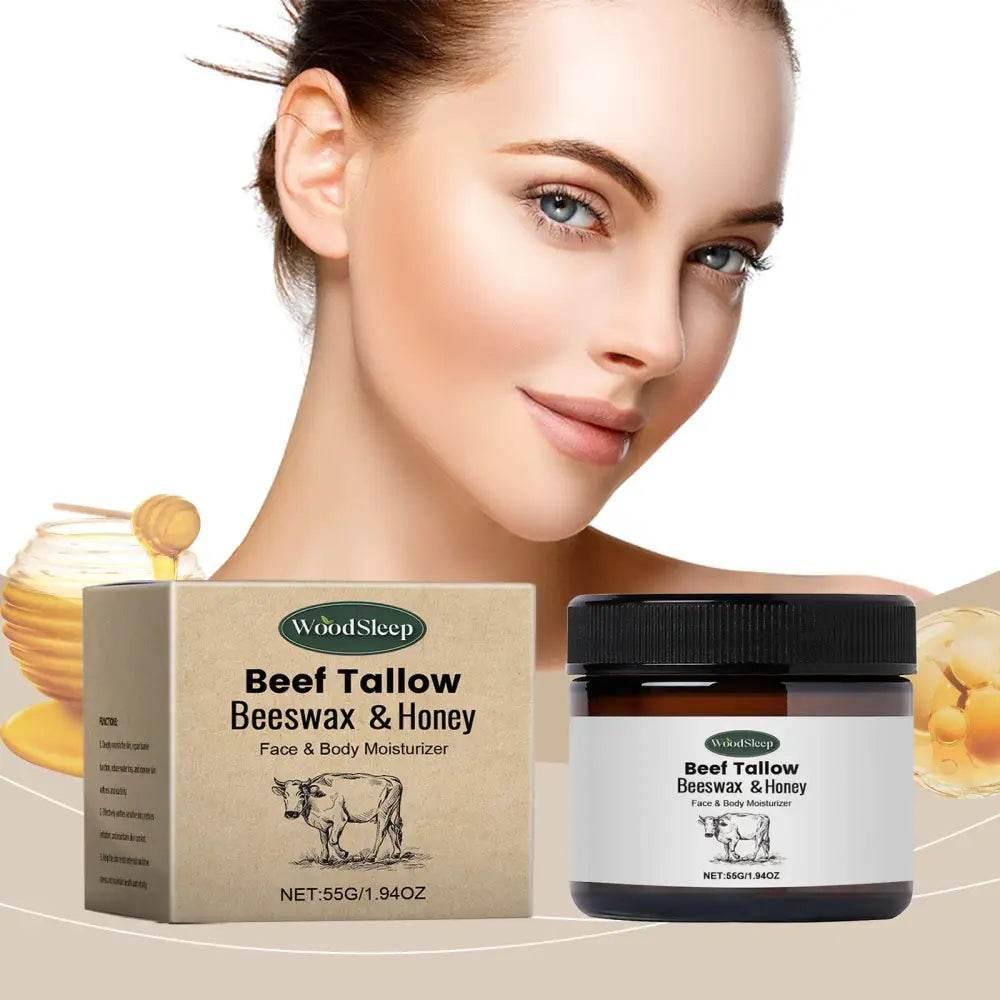 WoodSleep Tallow Moisturizing Cream for Bright, Firm Skin - Estalios