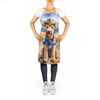 Woof-tastic Watercolor Dog Apron for Stylish Kitchen Fun - Estalios