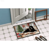 Woofing Wonderful Christmas Doormat: Deck the Halls! Get Ready to Welcome Guests with Festive Cheer with this Christmas-themed Dog Doormat! - Estalios