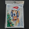 Woofing Wonderful Watercolor Christmas Cards: Santa Paws! Spread Holiday Cheer with our Adorable Dog-themed Christmas Cards! Each Card Features a Charming Watercolor Design - Estalios