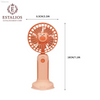 Wovilon Mini Handheld Fan with Rechargeable Battery and Three Speed Modes for Travel and Outdoor Use - EstaliosShop