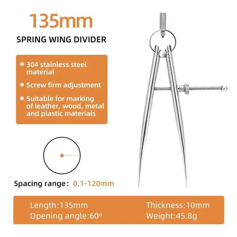 WUTA 304 Stainless Steel Wing Divider for Precision Crafting - Estalios