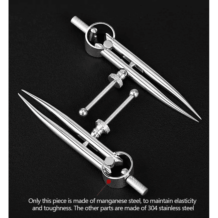 WUTA 304 Stainless Steel Wing Divider for Precision Crafting - Estalios