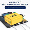 Bold Yellow 65W Multi-Port Fast Charger for Quick Power - Estalios