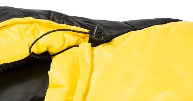 Yellow and Black Sleeping Bag for Cozy Outdoor Comfort - Estalios