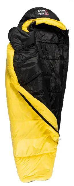 Yellow and Black Sleeping Bag for Cozy Outdoor Comfort - Estalios