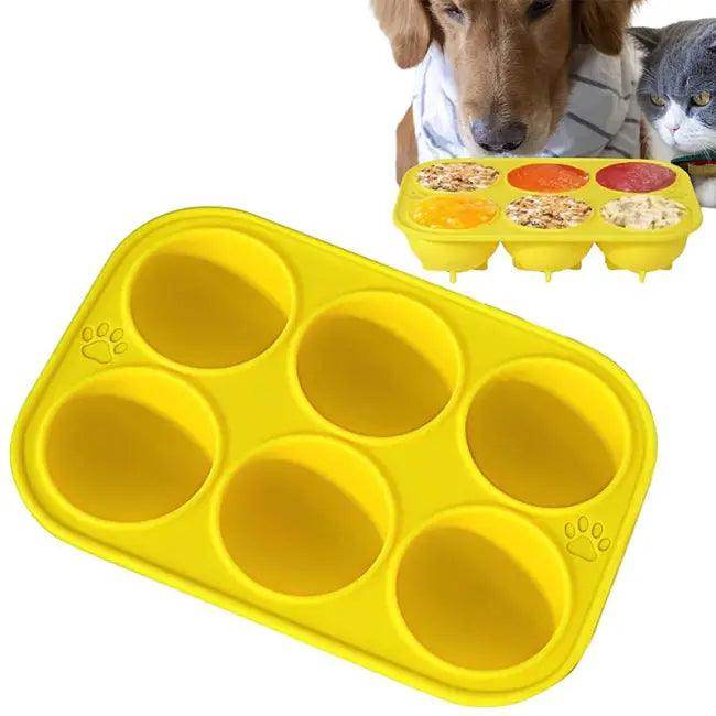 Yellow Dog Treat Mold for Power Chewer Pupsicles Fun - Estalios
