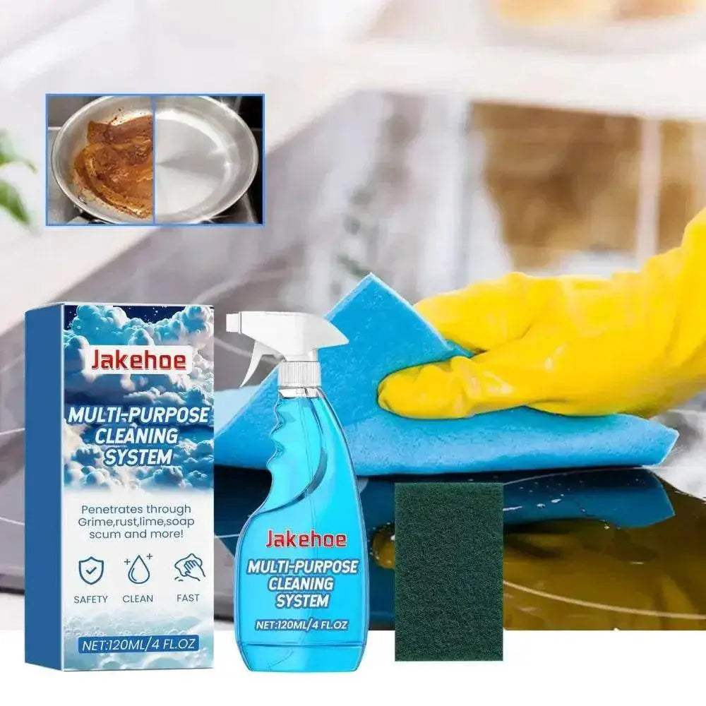 Cleaning product set from Cleaning Supplies collection including kitchen powder cleaner and dish drying mat