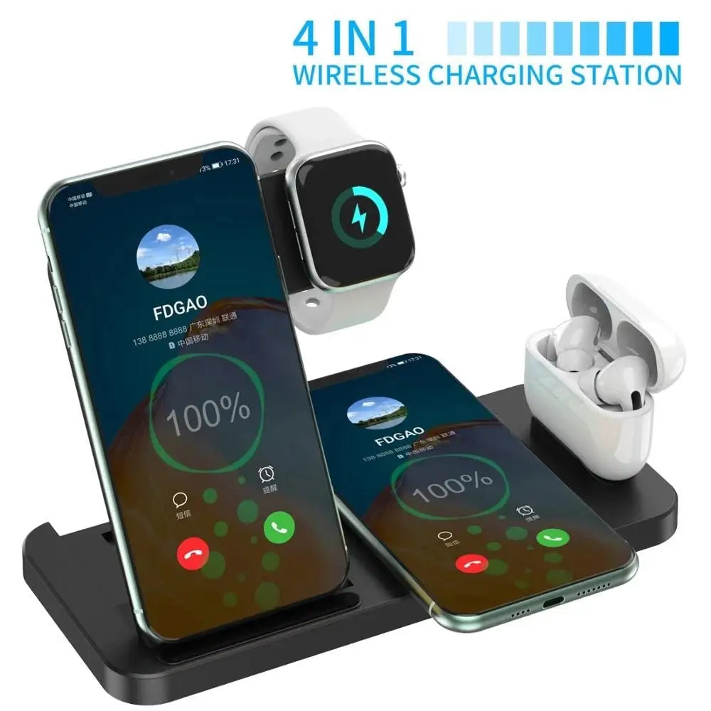 4-in-1 Wireless Charging Station from Estalios Phone Accessories for Pro Max and more.