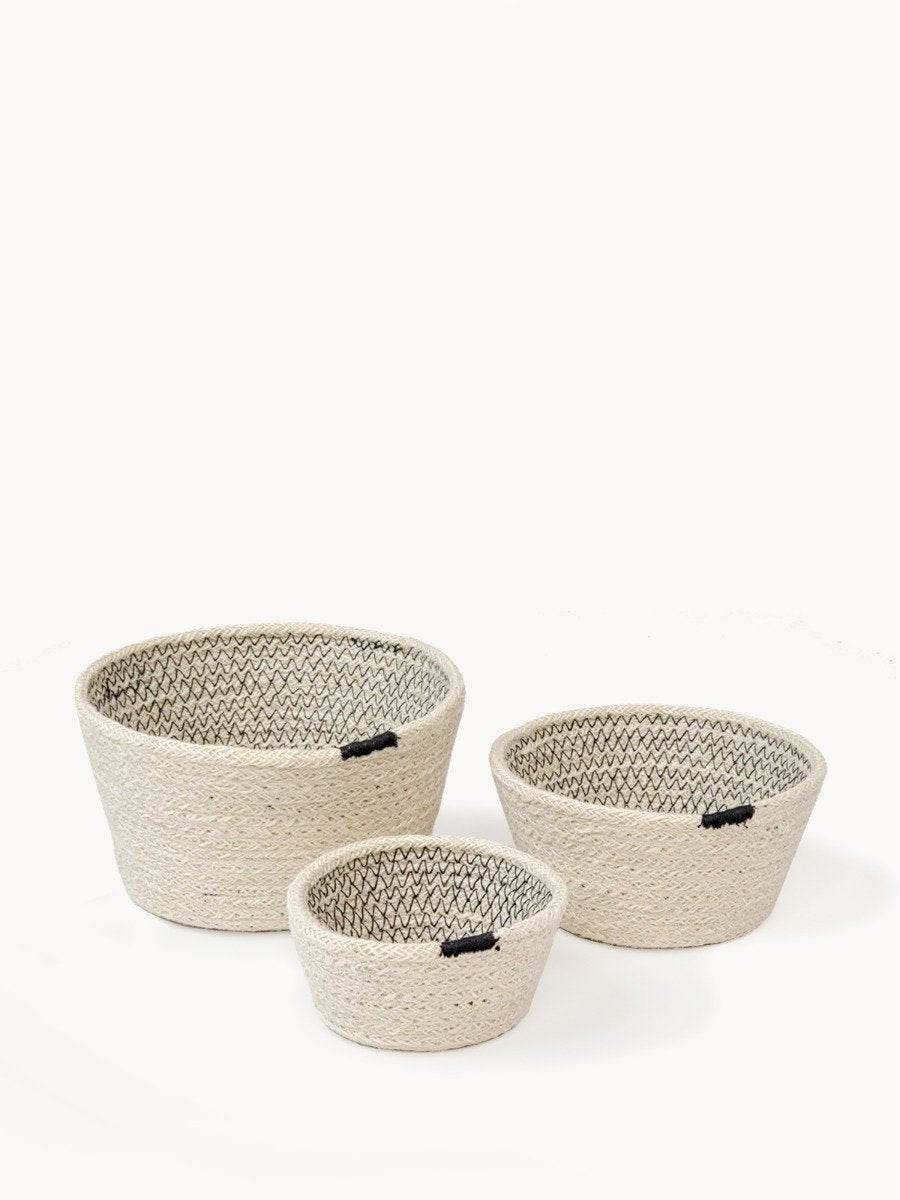 Amari Bowl - Black (Set of 3) - Estalios