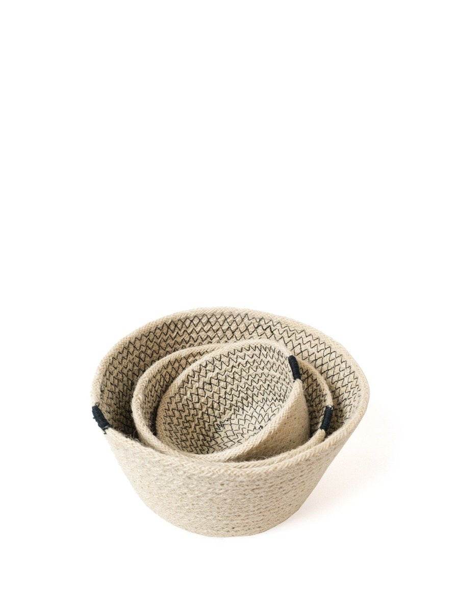 Amari Bowl - Black (Set of 3) - Estalios