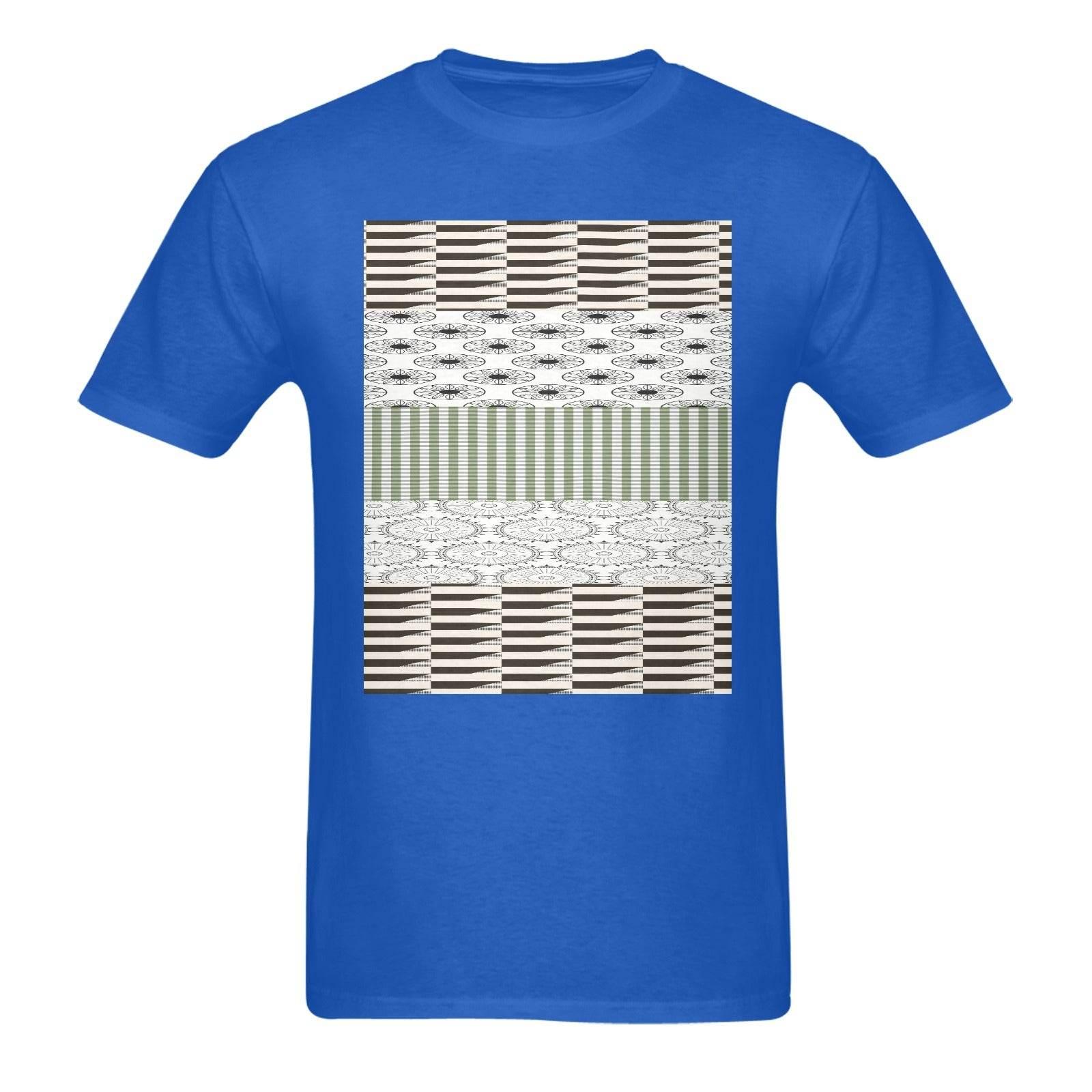Men Heavy Cotton T-Shirt Front Print Made in USA - Estalios