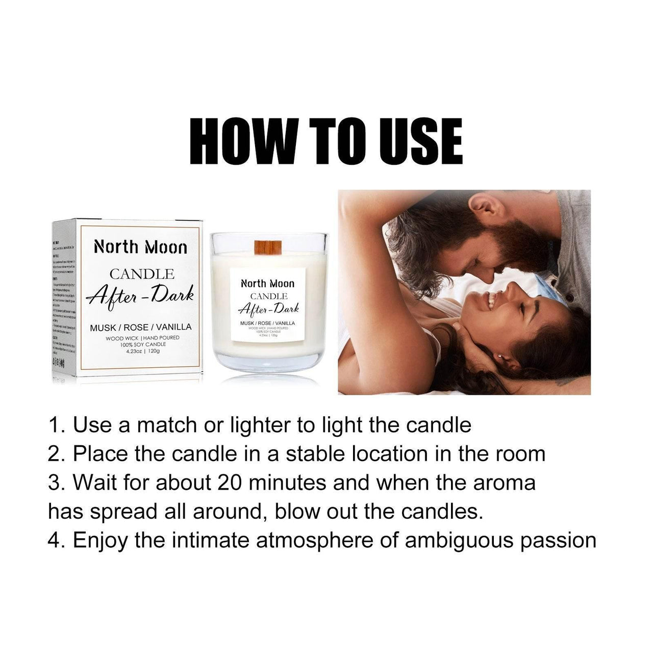 Candle Aromatherapy Gift for Romantic Home Fragrance - Estalios