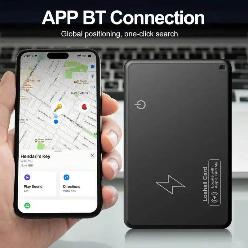 1-10pcs Wallet Tracker Card Wireless Charging Tracking Location Gps Locator Smart Tag for Iphone Apple Device Find My Airtag - Estalios
