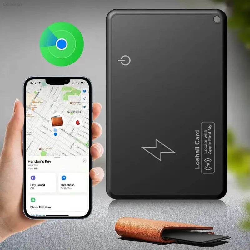 1-10pcs Wallet Tracker Card Wireless Charging Tracking Location Gps Locator Smart Tag for Iphone Apple Device Find My Airtag - Estalios