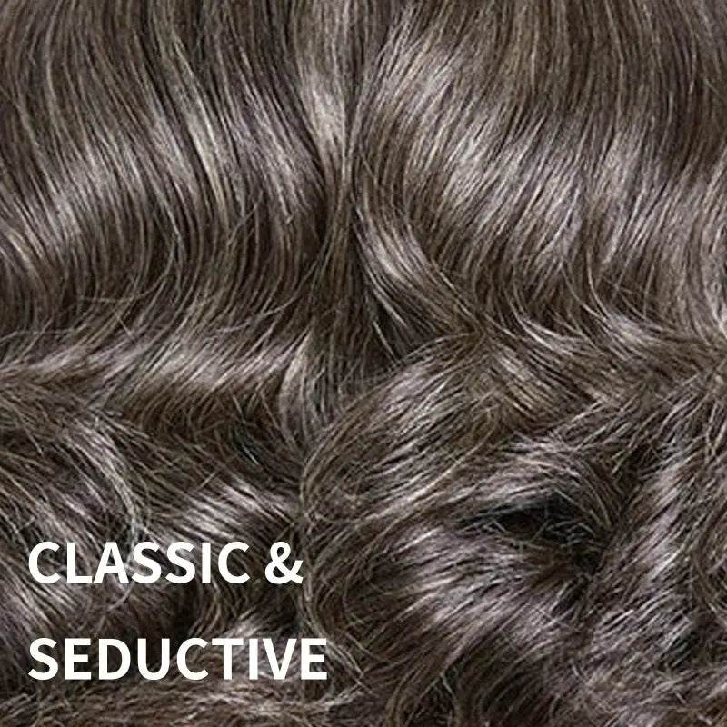 10 Inch Salt and Pepper Body Wave Short Bob Wig for Women - Estalios