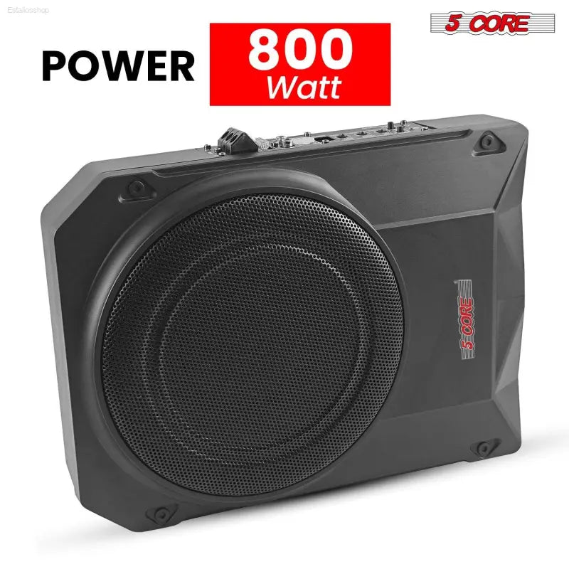 10 Inch Under Seat Car Subwoofer With Built In Amplifier - Estalios