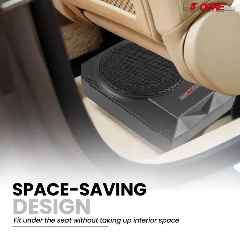 10 Inch Under Seat Car Subwoofer With Built In Amplifier - Estalios