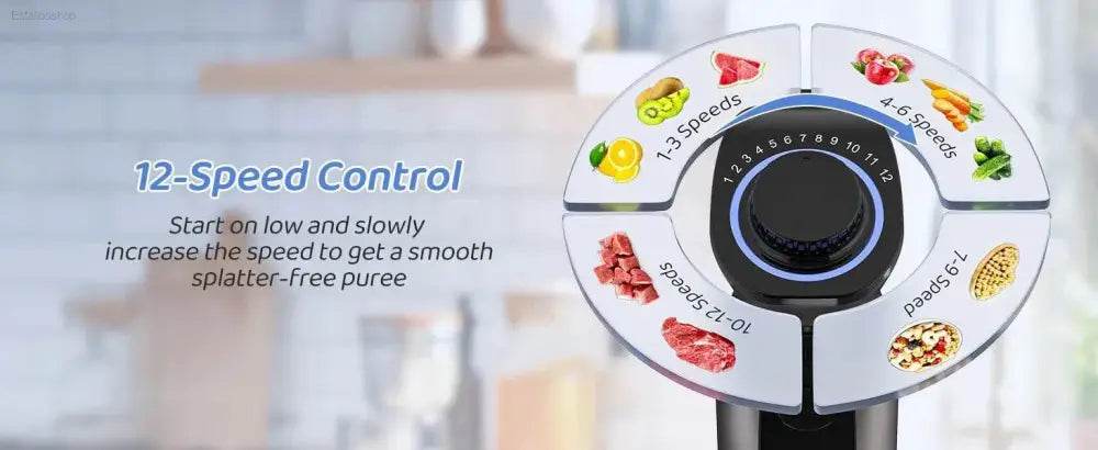 1000 Watt Powerful Handheld Immersion Blender for Soups - Estalios