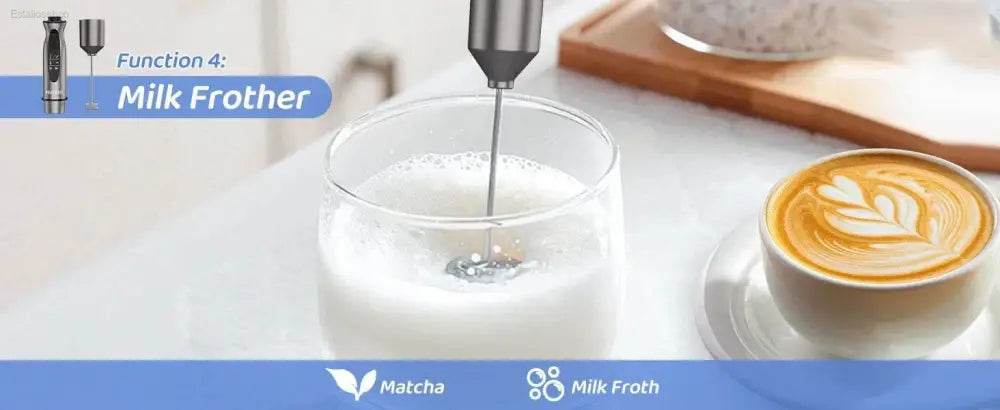 1000 Watt Powerful Handheld Immersion Blender for Soups - Estalios