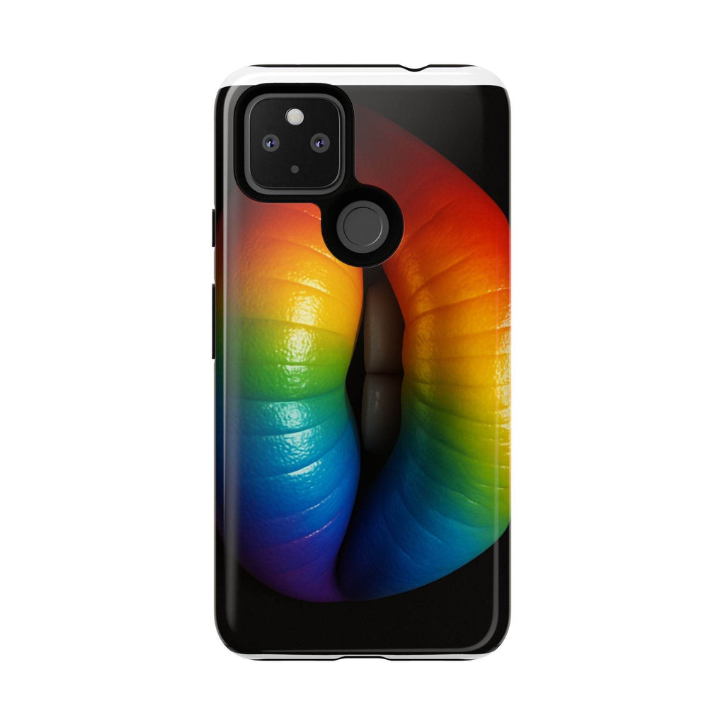 Rainbow Lips Phone Case - Tough Cover for LGBTQ+ Pride - Estalios