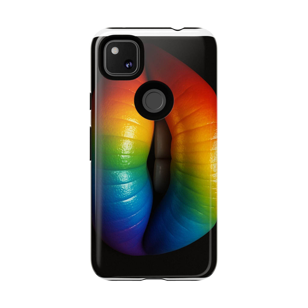 Rainbow Lips Phone Case - Tough Cover for LGBTQ+ Pride - Estalios