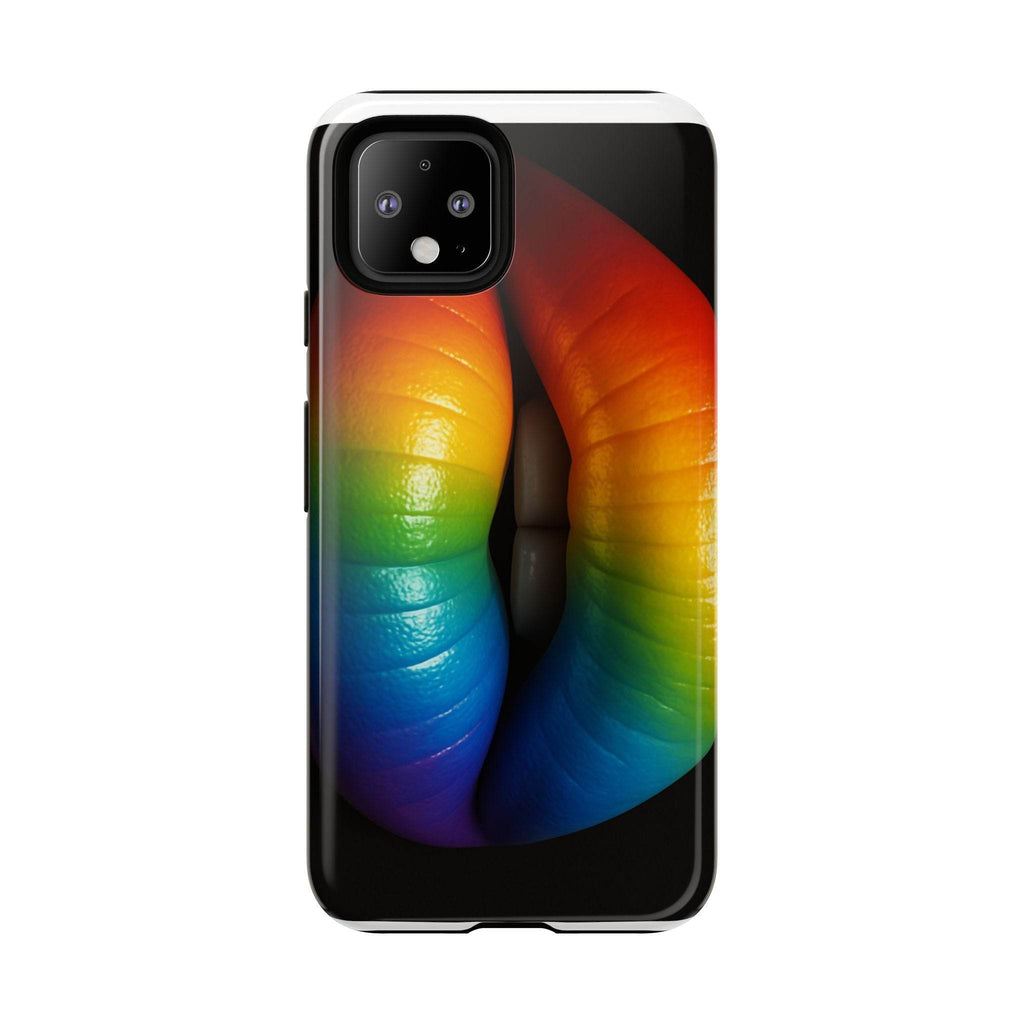Rainbow Lips Phone Case - Tough Cover for LGBTQ+ Pride - Estalios