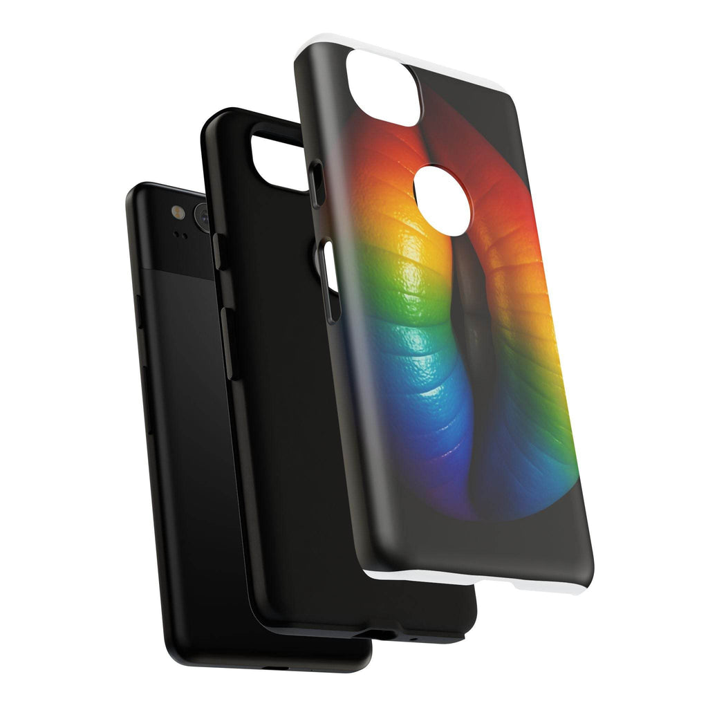 Rainbow Lips Phone Case - Tough Cover for LGBTQ+ Pride - Estalios