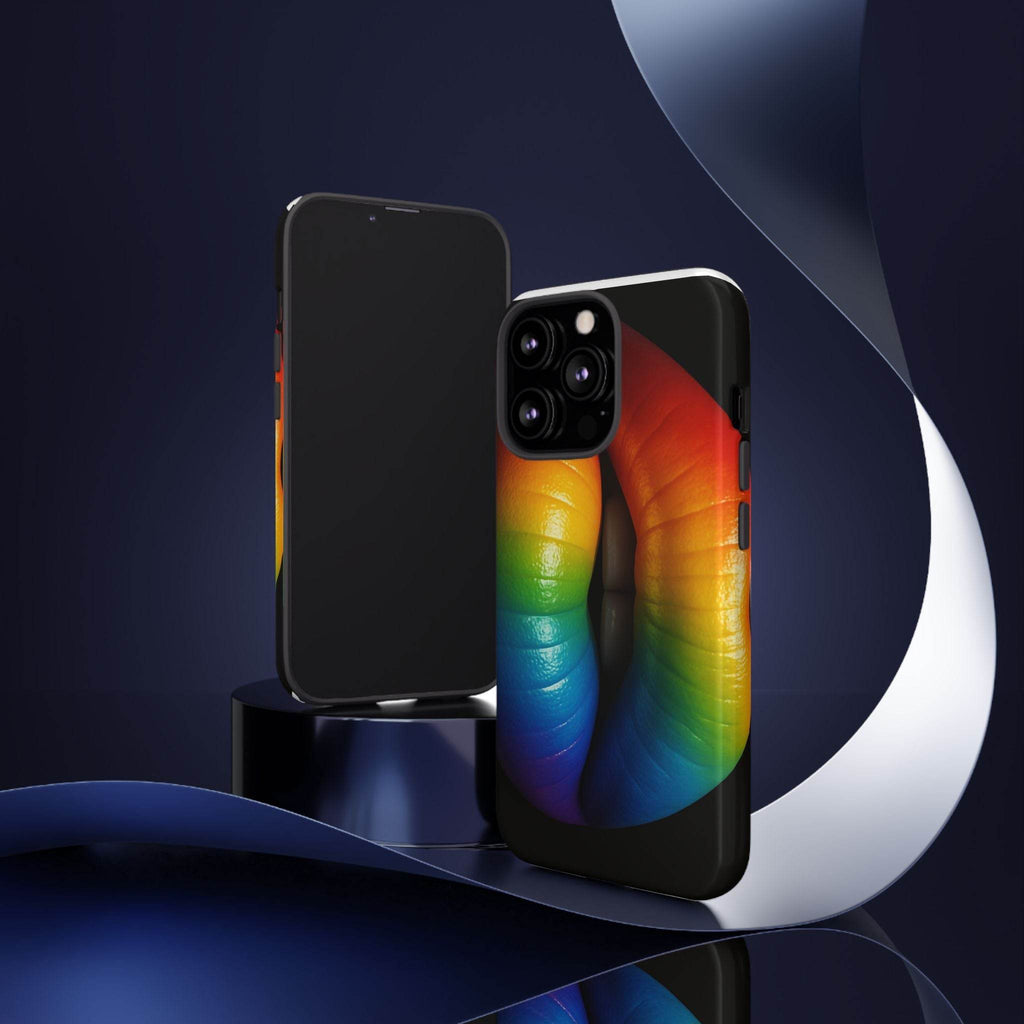 Rainbow Lips Phone Case - Tough Cover for LGBTQ+ Pride - Estalios