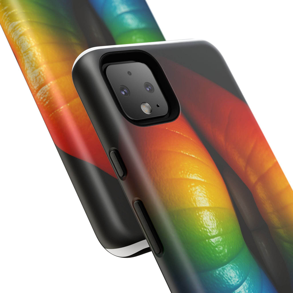 Rainbow Lips Phone Case - Tough Cover for LGBTQ+ Pride - Estalios