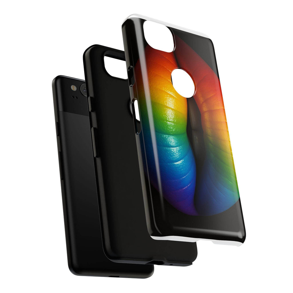 Rainbow Lips Phone Case - Tough Cover for LGBTQ+ Pride - Estalios