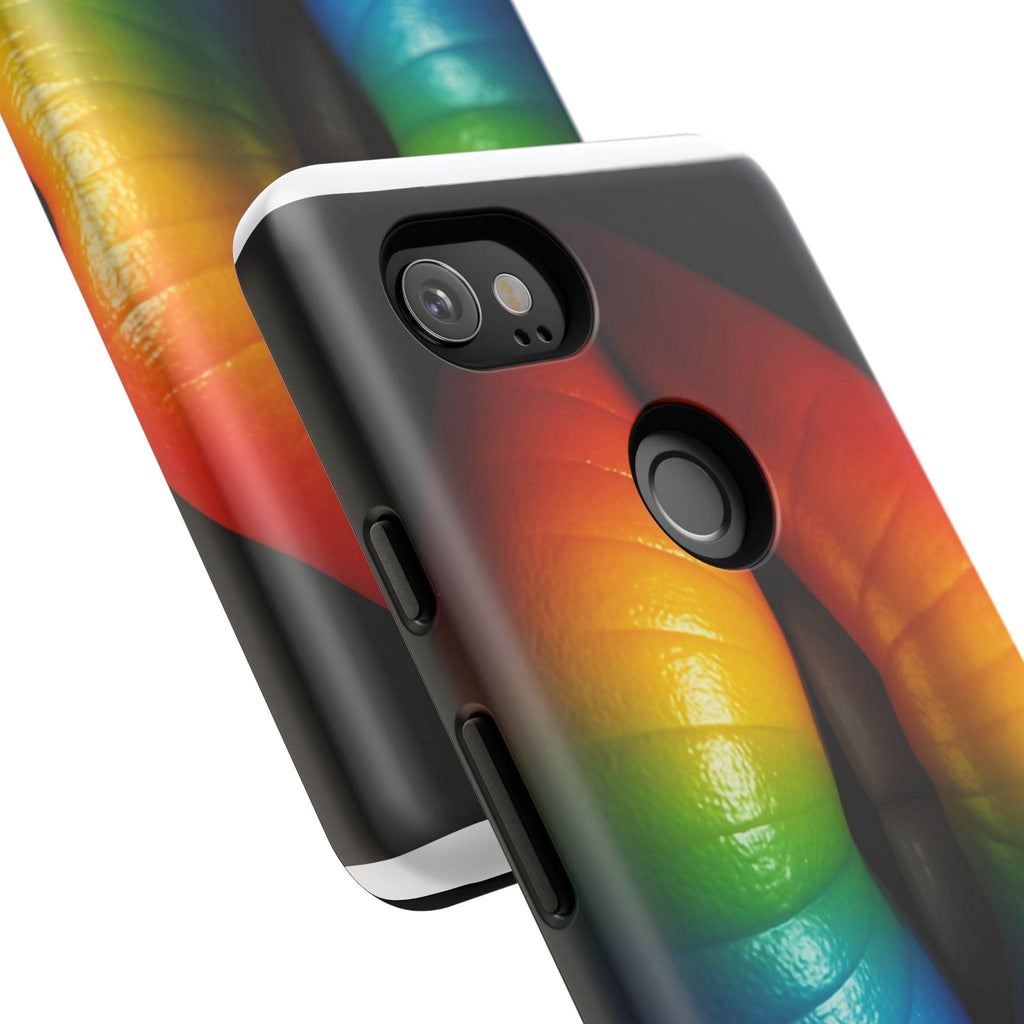 Rainbow Lips Phone Case - Tough Cover for LGBTQ+ Pride - Estalios