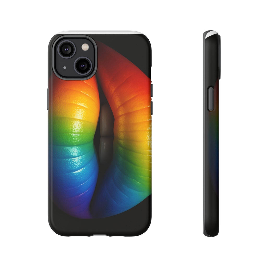 Rainbow Lips Phone Case - Tough Cover for LGBTQ+ Pride - Estalios