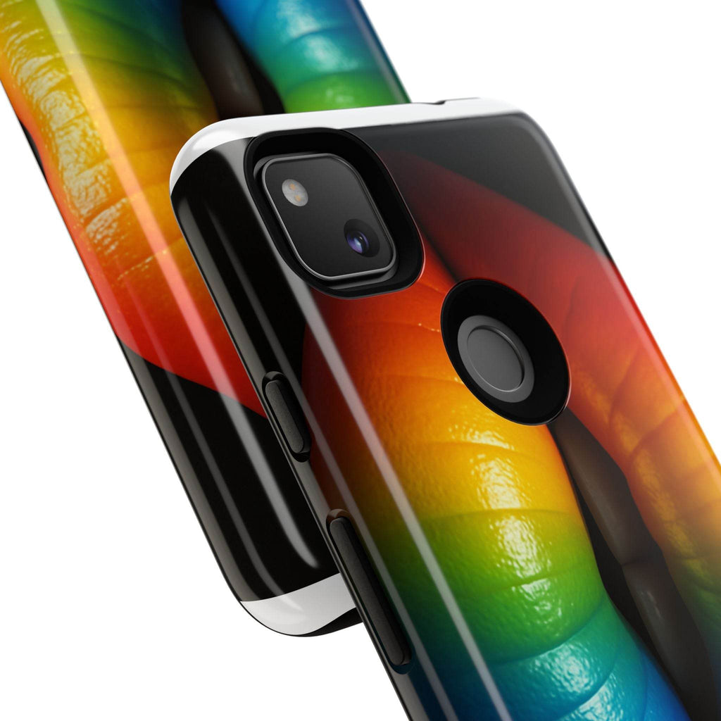 Rainbow Lips Phone Case - Tough Cover for LGBTQ+ Pride - Estalios