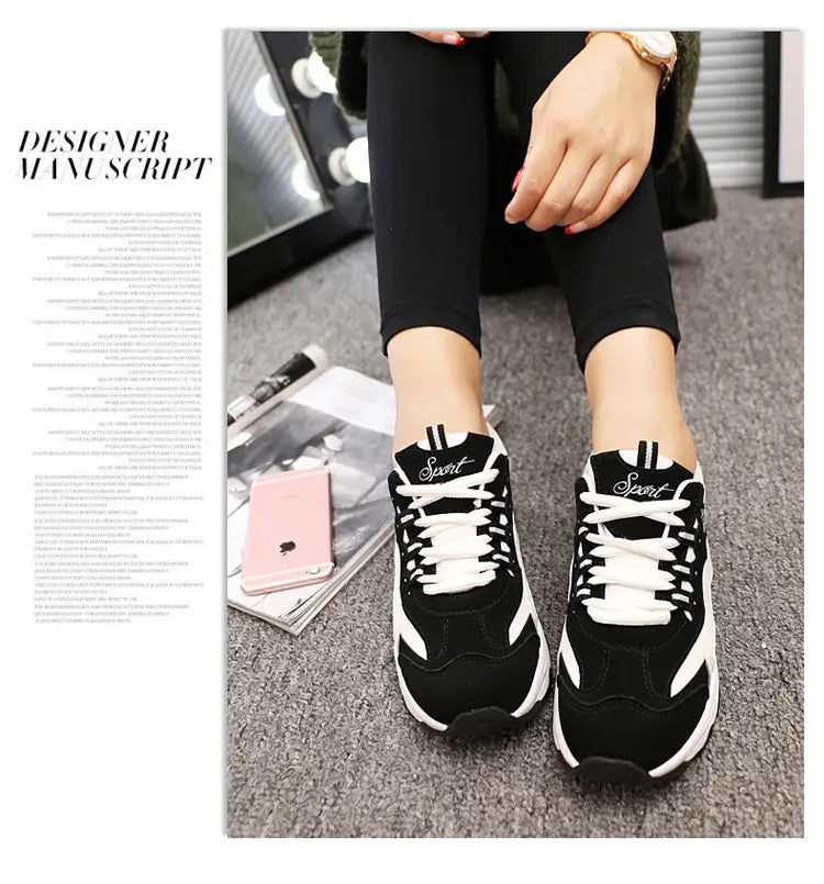 Spring New Low-top Platform Casual Sneaker Women