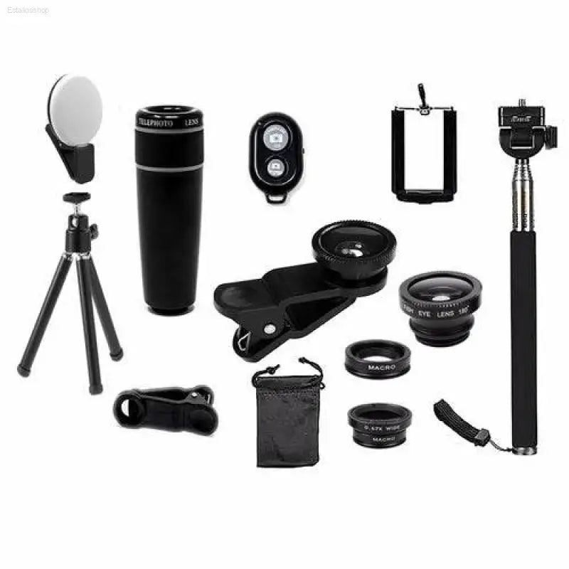 11 In 1 Smartphone Camera Lens And Selfie Kit - Estalios