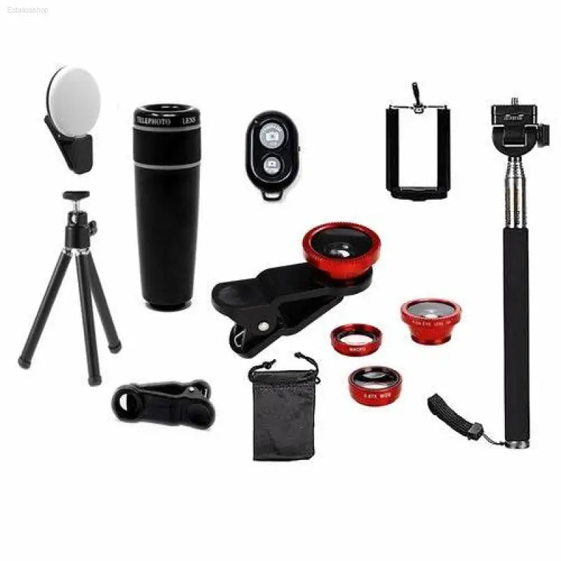 11 In 1 Smartphone Camera Lens And Selfie Kit - Estalios