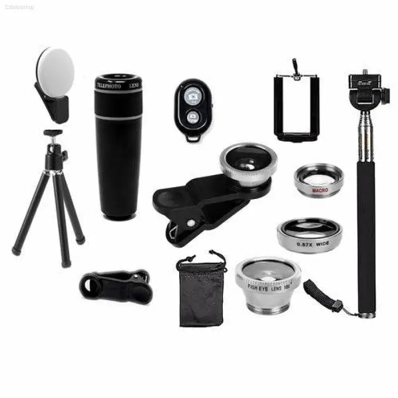 11 In 1 Smartphone Camera Lens And Selfie Kit - Estalios