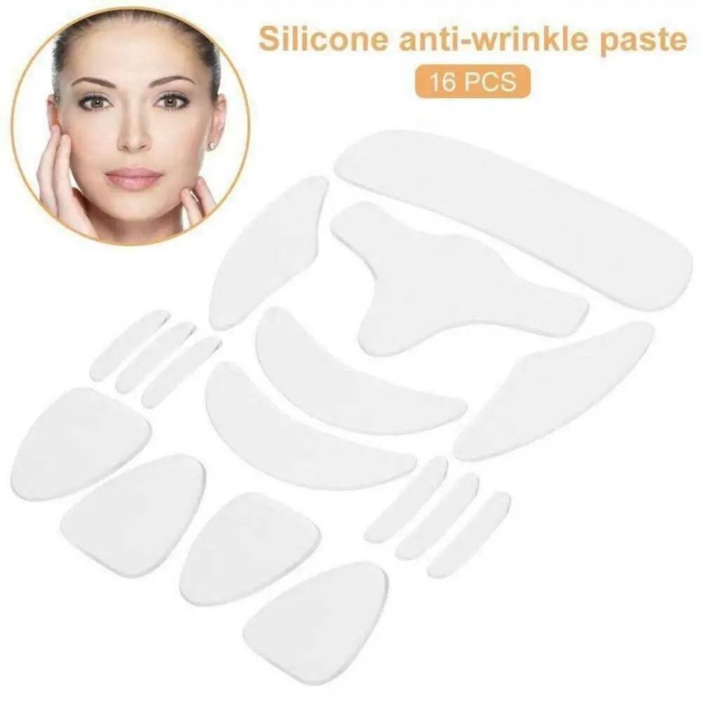 18Pcs Reusable Silicone Anti Wrinkle Face Patch Set - Estalios