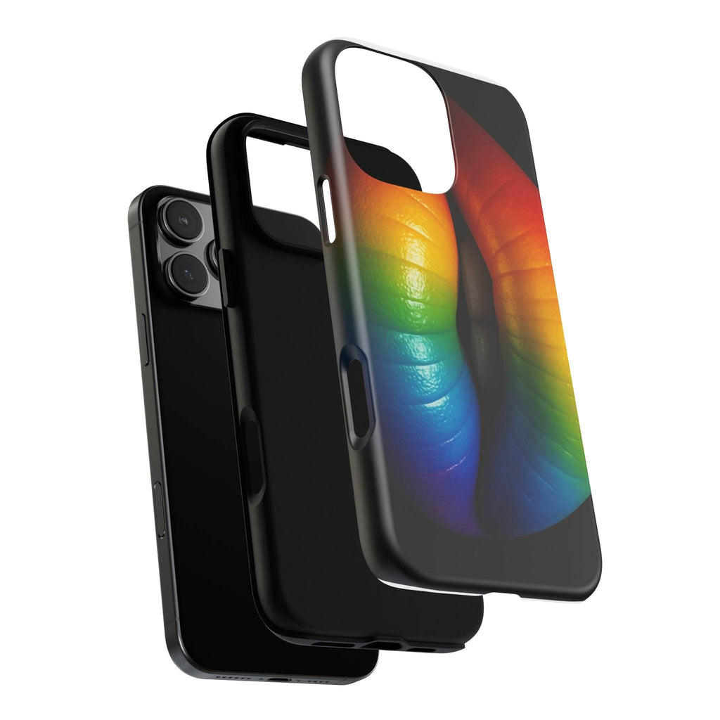 Rainbow Lips Phone Case - Tough Cover for LGBTQ+ Pride - Estalios