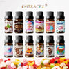 Aromatic flavoring oil bottles.
