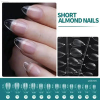 120Pcs Soft Gel Coffin Press On Fake Nails Set - Estalios