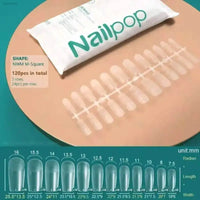 120Pcs Soft Gel Coffin Press On Fake Nails Set - Estalios