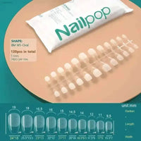 120Pcs Soft Gel Coffin Press On Fake Nails Set - Estalios