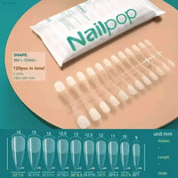 120Pcs Soft Gel Coffin Press On Fake Nails Set - Estalios