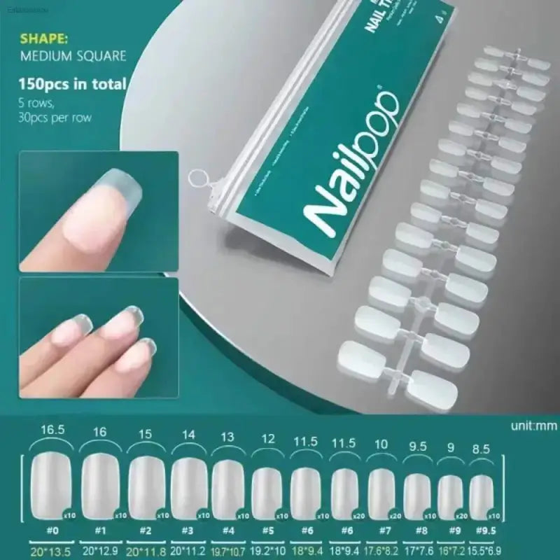 120Pcs Soft Gel Coffin Press On Fake Nails Set - Estalios