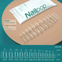 120Pcs Soft Gel Coffin Press On Fake Nails Set - Estalios