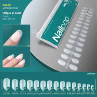 120Pcs Soft Gel Coffin Press On Fake Nails Set - Estalios